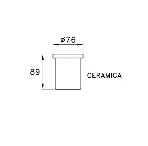 Стакан для зубных щеток Stella 130 CT 10007 CB00 схема 2