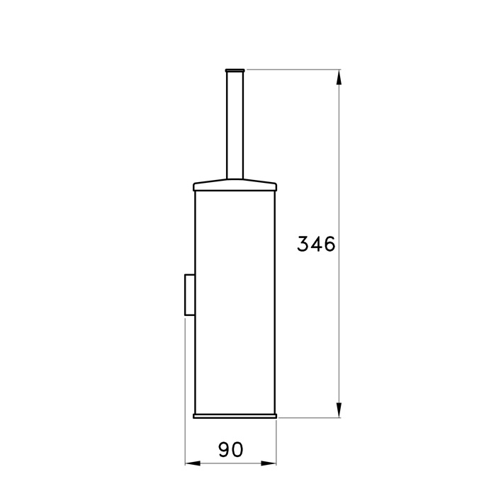 Ершик для унитаза Stella 130 CT 10017 CR00 ФОТО