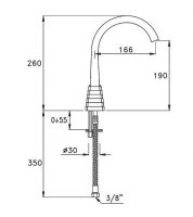 Смеситель для раковины Stella Titian TT 00119 CR00 схема 2