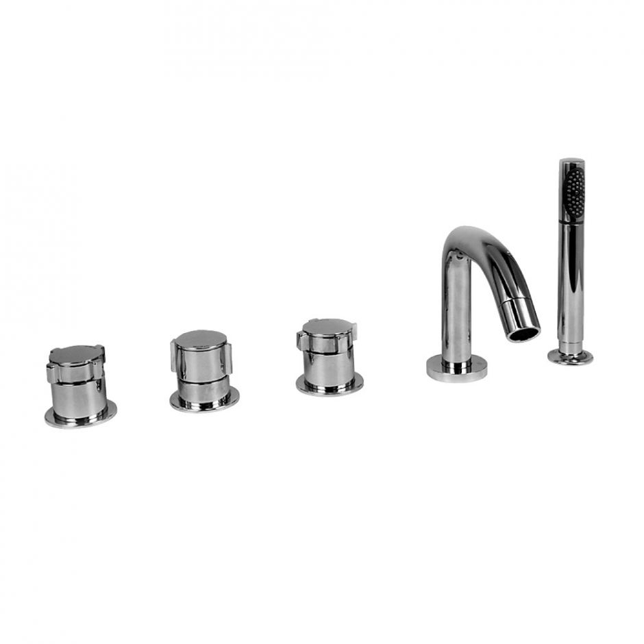 Изображение Смеситель Stella Aster на борт ванны на 5 отверстий 3256TR308