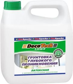 Грунтовка Глубокого Проникновения Финкраска DecoTech Eco 10л Латексная / Декотек Эко