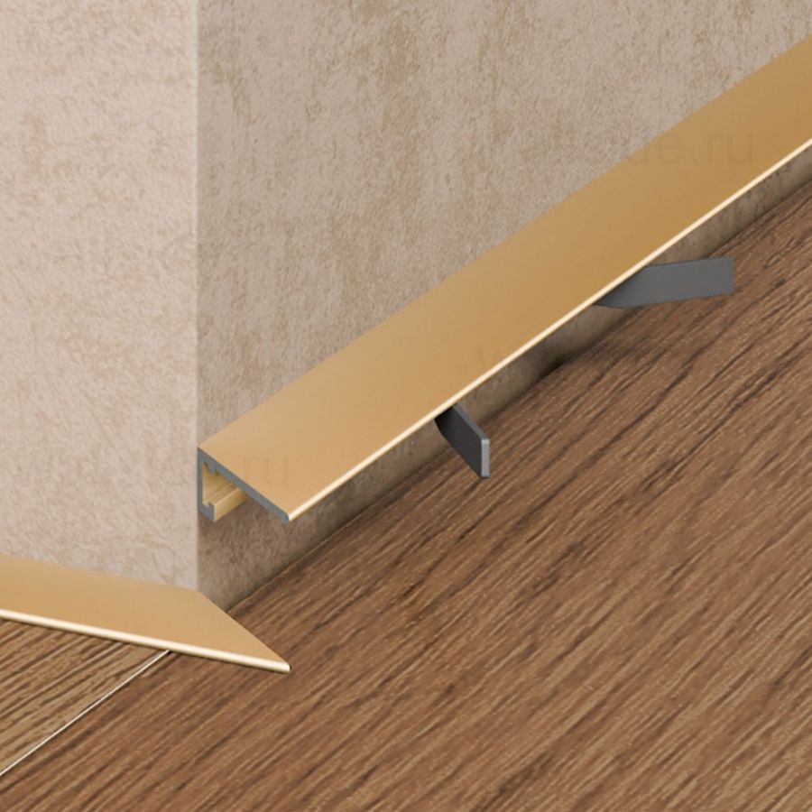 Щелевой микроплинтус Pro Design MINI 7067 шампань