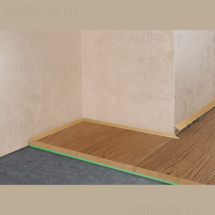 Щелевой микроплинтус Pro Design MINI 7067 шампань