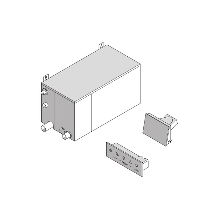 Парогенератор Effegibi Nuvola Smart Power  45,4.5 KW, 230 VAC 1N 400 VAC 3N 50-60HZ схема 1