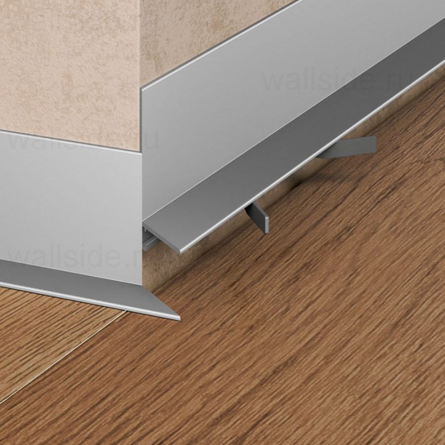 Щелевой плинтус Pro Design Mini L 601 анодированный