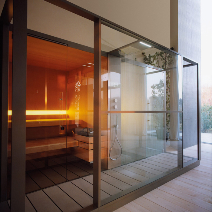 Изображение Сауна-хаммам Effe Logica Spa 373x171 LO 41 02 0003 левая, белое облако