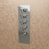 Смеситель Flaminia Evergreen Concealed Thermostatic Shower Mixer 4-Outlets схема 1