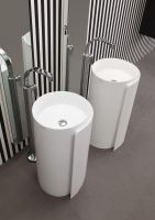 Напольная раковина Flaminia Monoroll Freestanding Basin 44х44 схема 2