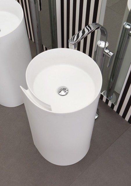 Напольная раковина Flaminia Monoroll Freestanding Basin 44х44 ФОТО