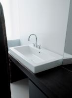 Встраиваемая сверху раковина Flaminia Acquagrande 100 Recessed Basin 101х55 схема 2