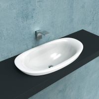 Накладная раковина Flaminia Io 90 Recessed Basin 90х48 схема 1