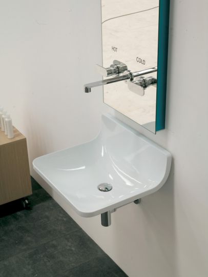 Раковина Flaminia Plate 54 Wall Hung Basin 54х46 ФОТО