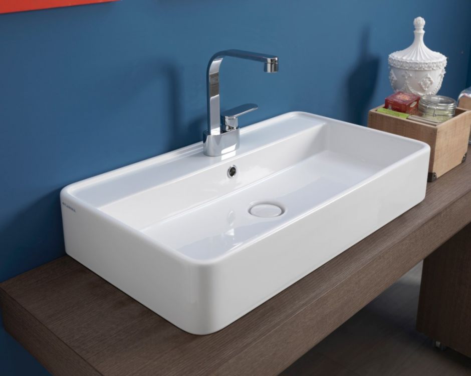 Накладная раковина Flaminia Miniwash 75 Countertop Basin MW75PR 75х42 ФОТО