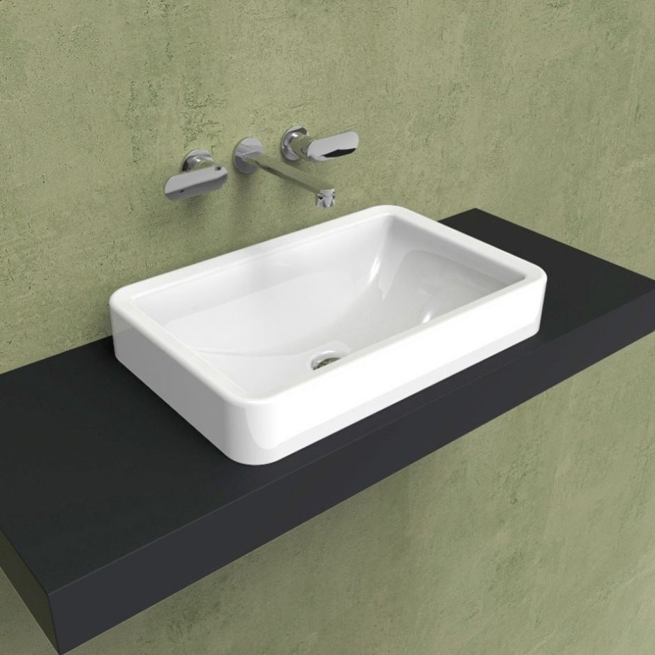 Изображение Встраиваемая сверху раковина Flaminia Nile 62 Recessed Basin 62х40