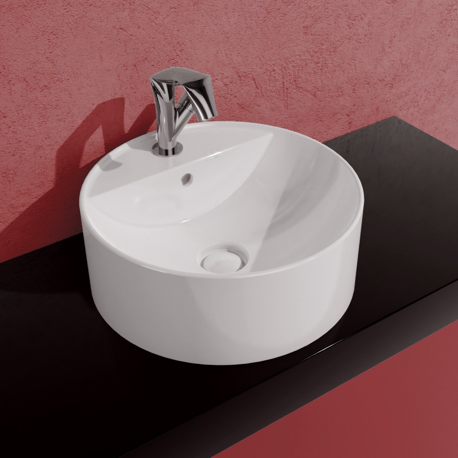 Изображение Накладная раковина Flaminia Twin Set Slim Countertop Basin TW42A 42х42