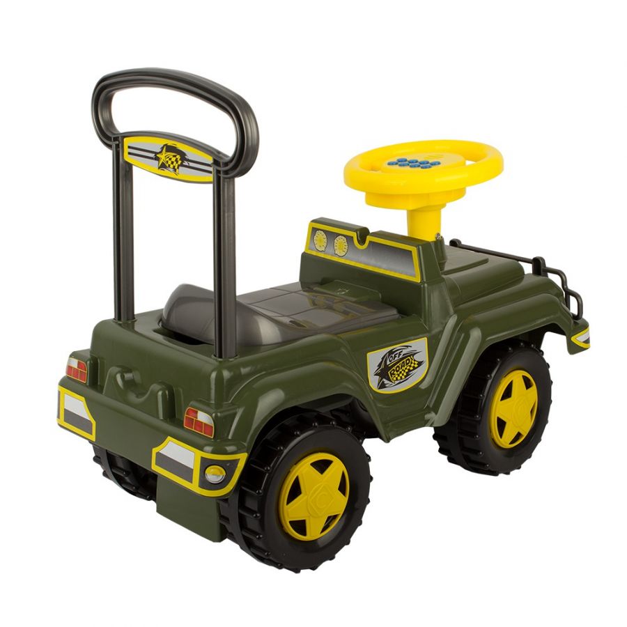 Игрушка Автомобиль-каталка «Джип» (музыкальный руль)