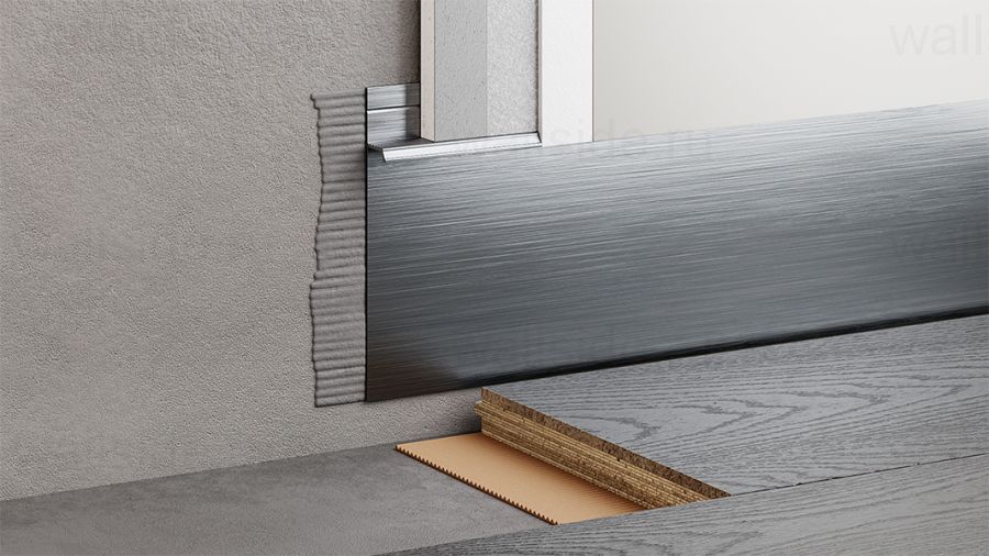 Скрытый плинтус Фесо 80 мм