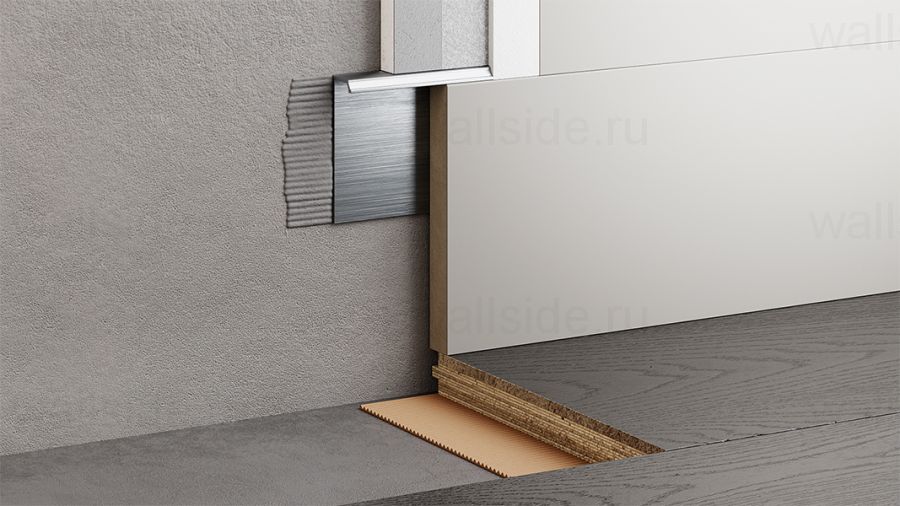 Скрытый плинтус Фесо Мини 50 мм