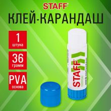 Клей-карандаш STAFF «EVERYDAY», 36 г, 220376