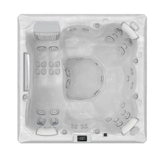 Изображение Квадратный гидромассажный СПА бассейн WELLIS Atlas Life Deluxe 215х215 на шесть человек