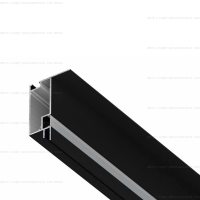 Теневой профиль для потолка Gips-BP80 черный