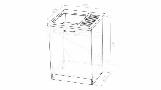 Кухонный гарнитур Надежда стандарт 5 1600 мм