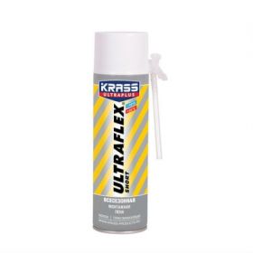 Пена монтажная Krass Ultraflex Short бытовая  всесезонная 500 мл