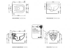 Подвесной унитаз Flaminia Io 2.0 Wall Hung WC ФОТО