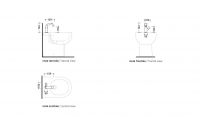 Смеситель Flaminia Fold Single Lever Bidet Mixer схема 3