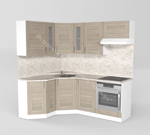 Кухонный гарнитур Лира мега оптима 2000х1500 мм