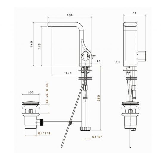 Смеситель Flaminia Noke Single Lever Basin Mixer ФОТО