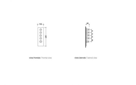 Смеситель Flaminia Evergreen Concealed Thermostatic Shower Mixer 4-Outlets ФОТО