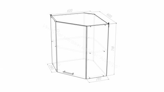 Кухонный гарнитур Сюита оптима 1800х2400 мм