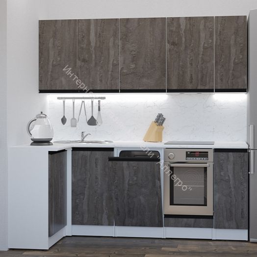 Кухонный гарнитур Ноктюрн прайм 400 1100х2000 мм