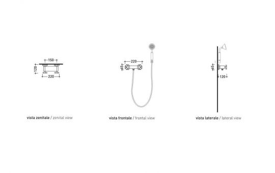 Смеситель Flaminia Evergreen Shower Mixer ФОТО