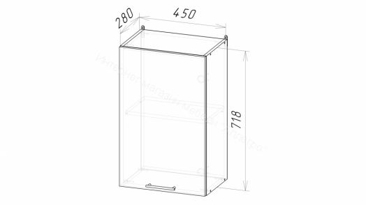 Кухонный гарнитур Равенна прайм 400 1100х2000 мм
