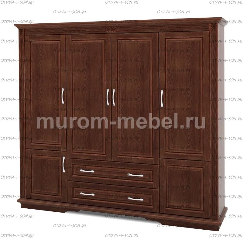 Шкаф 4-дверный с ящиками Алиса-3 (1770х600х2200)
