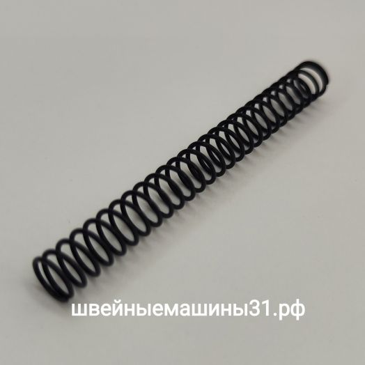 Пружина регулятора нажима лапки Bernette for Bernina. Длина 85 мм; диаметр внешний 9,5 мм.    Цена 210 руб.