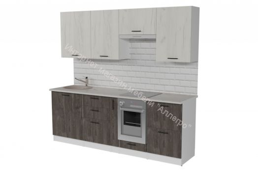 Кухонный гарнитур Сиена компакт 2200 мм