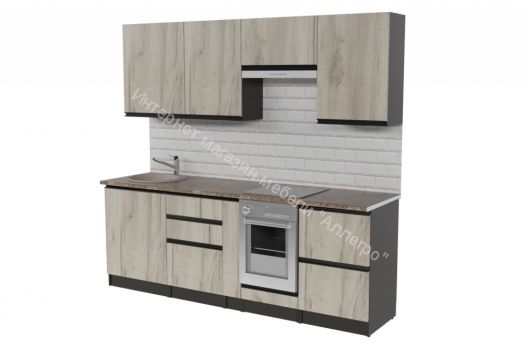 Кухонный гарнитур Равенна компакт 2200 мм