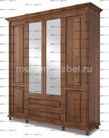 Шкаф 4-х створчатый Мелиса (1800x600х2300)