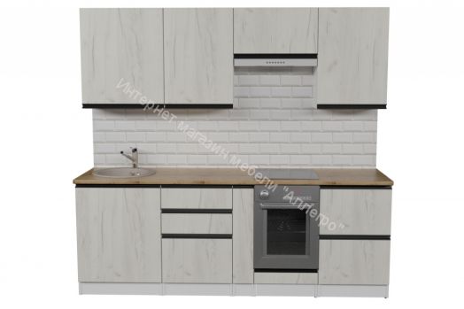 Кухонный гарнитур Амели компакт 2200 мм