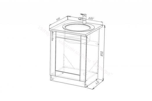 Кухонный гарнитур Амели компакт 2200 мм