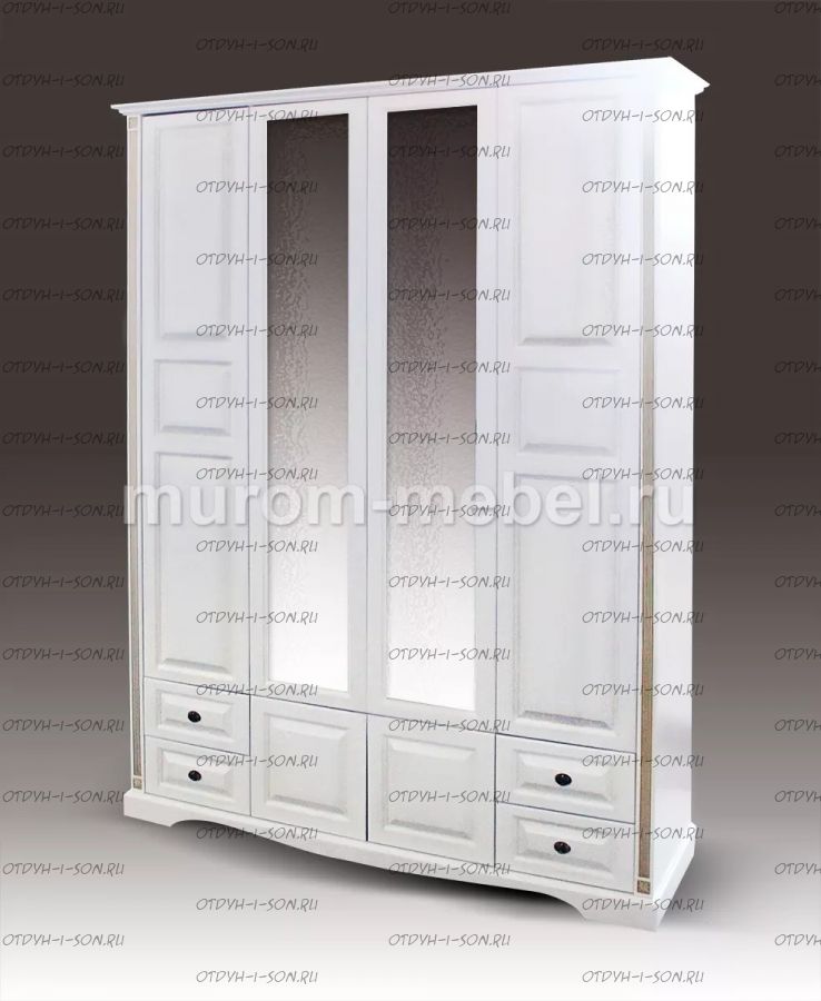 Шкаф Милена 4-х створчатый