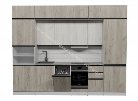 Кухонный гарнитур Паола люкс 3000 мм
