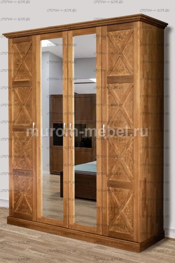 Шкаф 4-х створчатый Леруа