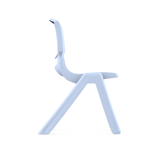 Стул детский, пластиковый, штабелируемый BALU (голубой)