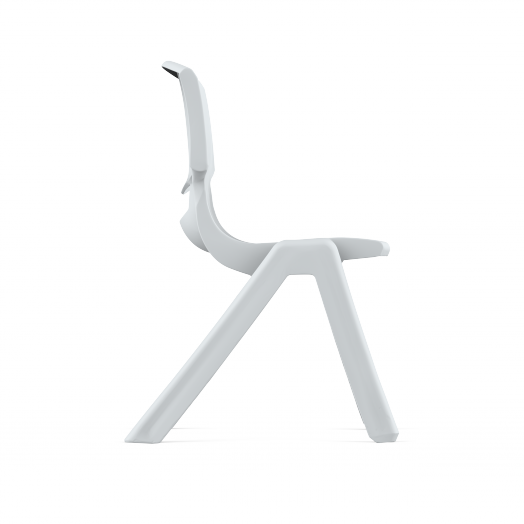 Стул детский, пластиковый, штабелируемый BALU (светло-серый)