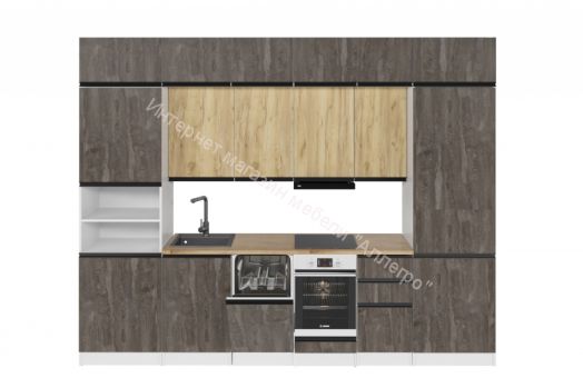 Кухонный гарнитур Сапфир 2 экстра 3000 мм