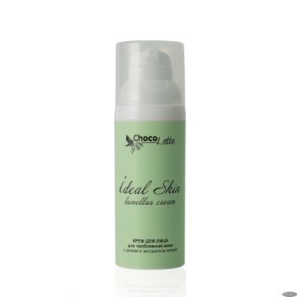 ТМ ChocoLatte Крем для лица ламеллярный IDEAL SKIN для проблемной кожи с цинком и экстрактом кипрея, 50 мл